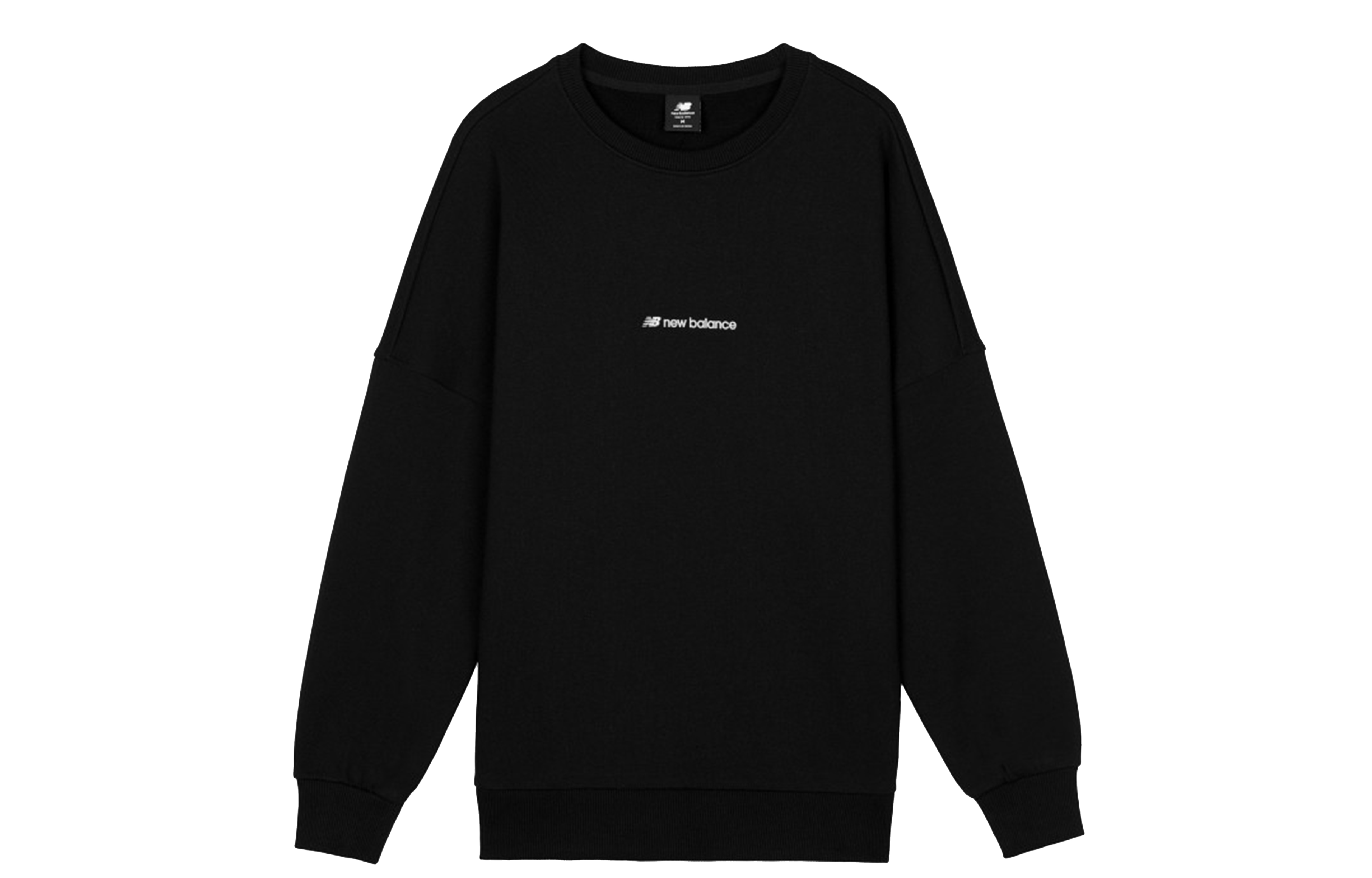 New Balance Heathertech Pullover Sweatshirt Black AMT03332-BK