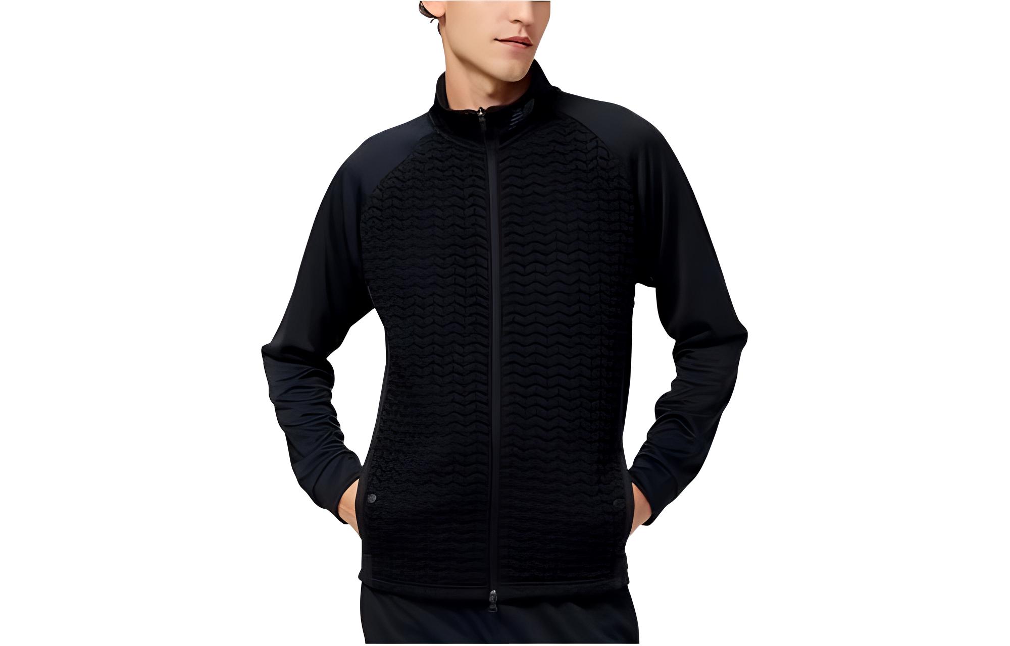 Buy New Balance HEATLOFT FW22 Jaket Full-Print Zip-Up Hitam MJ23156-BK