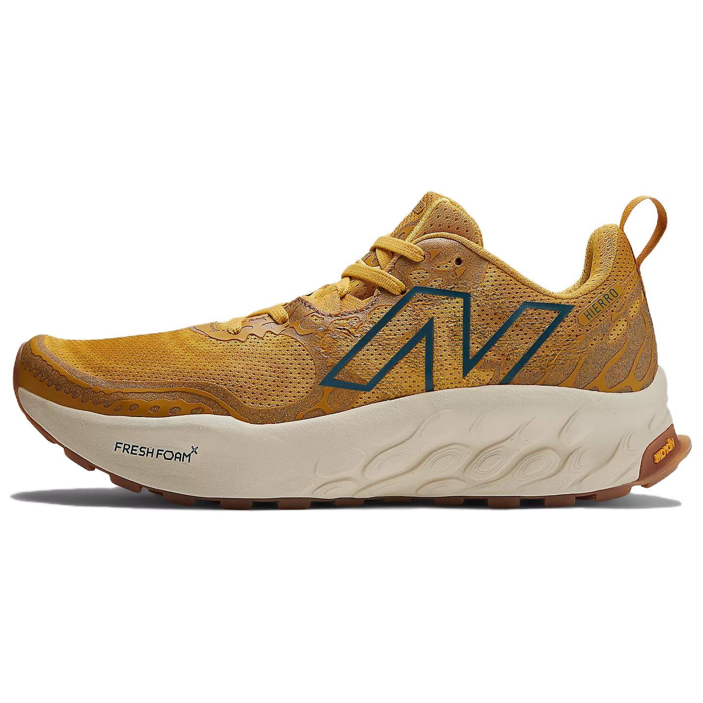 New Balance Hierro v8 Yellow Low-Top Running Shoes - Stylish & Durable. MTHIERF8