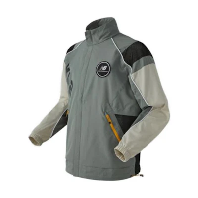 New Balance High-Neck Logo Long-Sleeve Jacket Army Green NBNAB26031-49