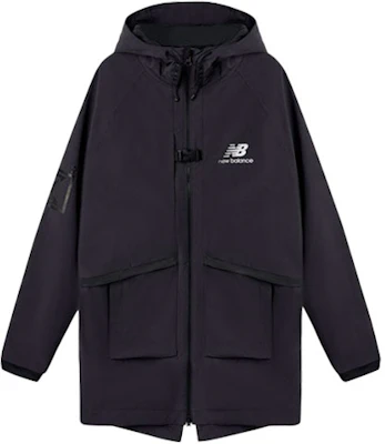 New Balance 連帽中長款防風外套 深灰色 MJ03594-PHM Buy New Balance 連帽中長款防風外套 深灰色 MJ03594-PHM