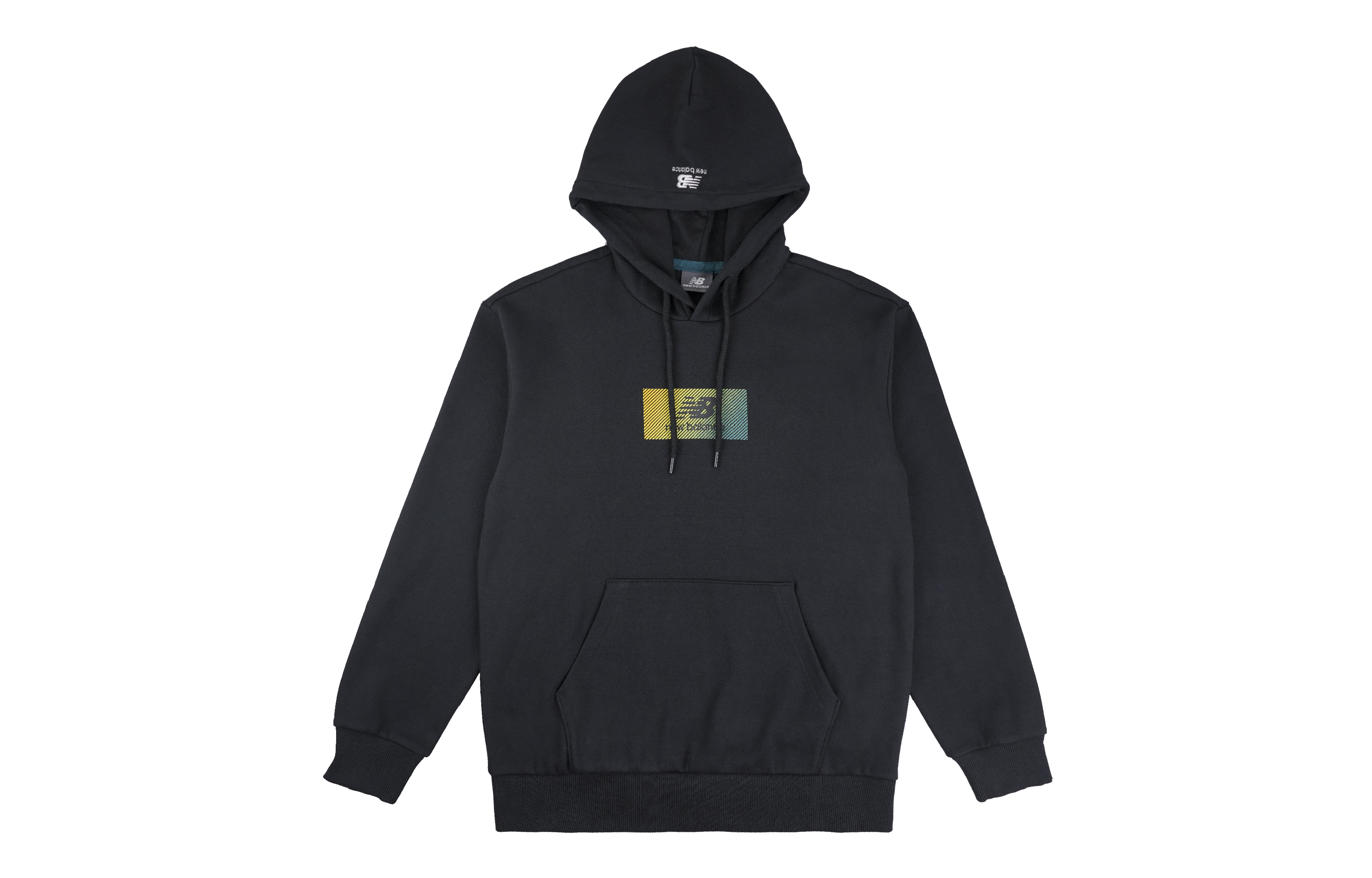 New Balance Hoodie Pullover Sweatshirt Unisex Black Casual Style NCA33011-BK