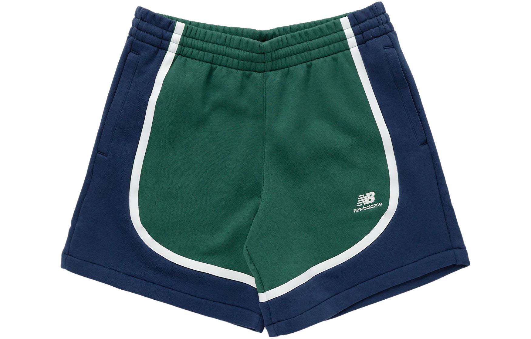 New Balance Hoops Fleece Team  Breathable Shorts Green. MS33590-TFN