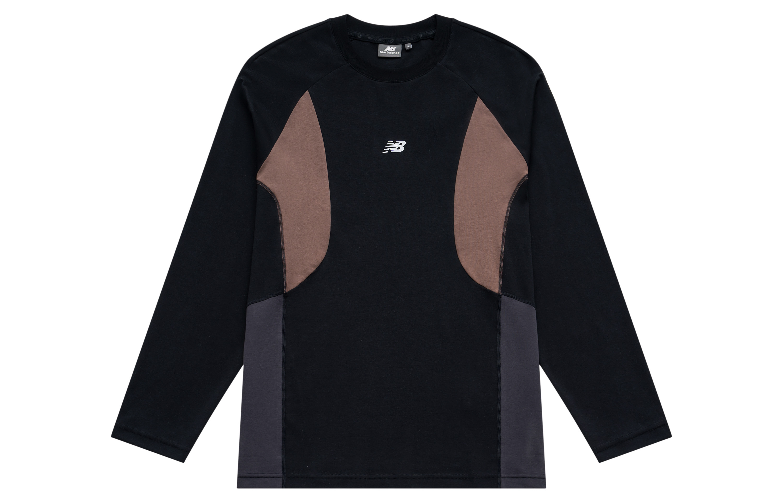 New Balance Hyper Sports Designer Crewneck Pullover Sweatshirt Black NDD4T031-BK