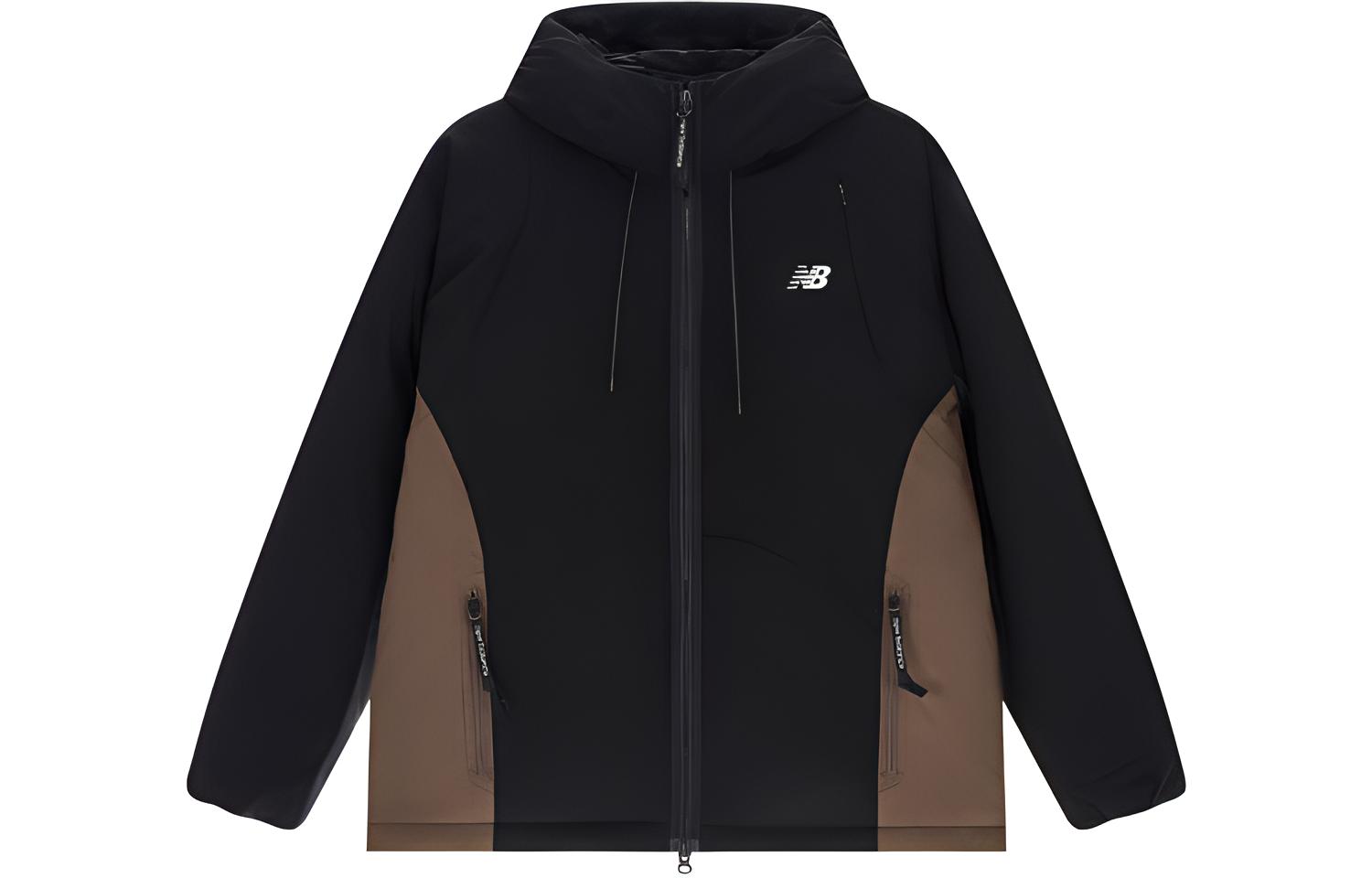 New Balance Hyper Sports Designer Series Colorblock Puffer Jacket Unisex Black NPD4T093-BK