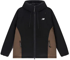 Order New Balance運動設計師系列拼色羽絨外套 男女 黑色 NPD4T093-BK