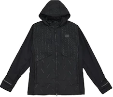 New Balance Impact Run Luminous Heat Hooded Zip Jacket Black MJ33256-BK New Balance Impact Run Luminous Heat Hooded Zip Jacket Black MJ33256-BK
