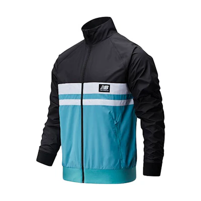 New Balance iShoes Colorblock Woven Jacket Black AMJ01503-BK