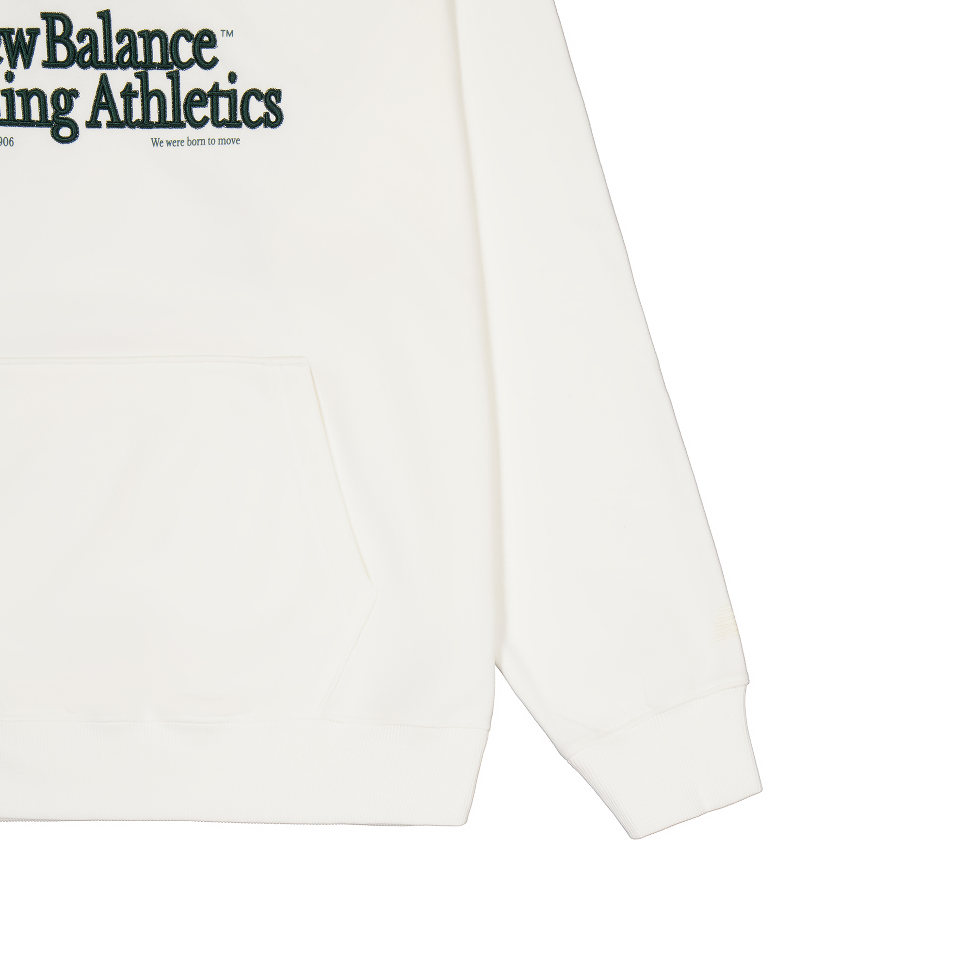 Details for 新百伦象牙白字母印花连帽衫，舒适时尚潮流 NCE31091-IV