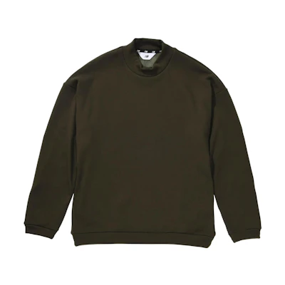 New Balance Japan Olive Green Oversized Crewneck Sweatshirt JMTL1580-OV