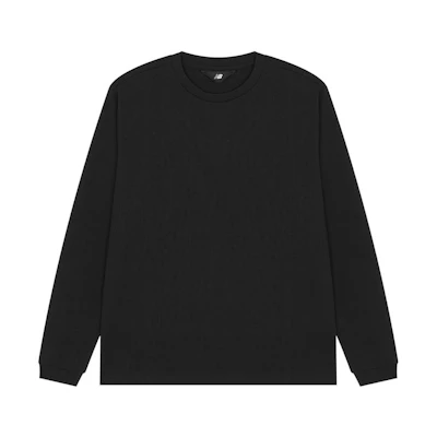 New Balance Japan Plain Pullover Hoodie Black JMTL2223-BK