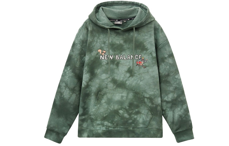 New Balance JHI Cartoon Print Hoodie Green Unisex NCA89023-GRN