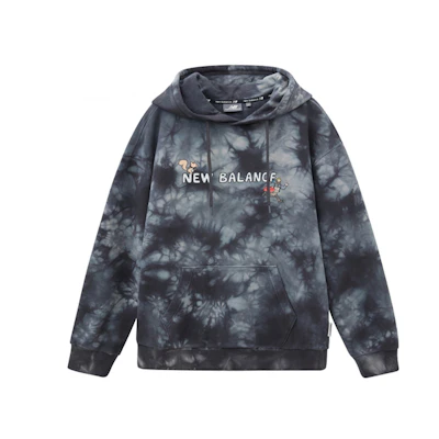 New Balance JHI Cartoon Print Pullover Hoodie Unisex Black NCA89023-BK