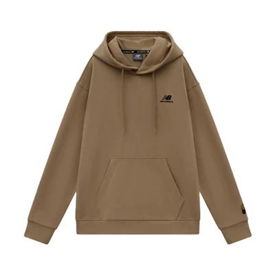 New Balance JHI Logo Print Hoodie Unisex Brown Collaboration Series NCA89033-BEI