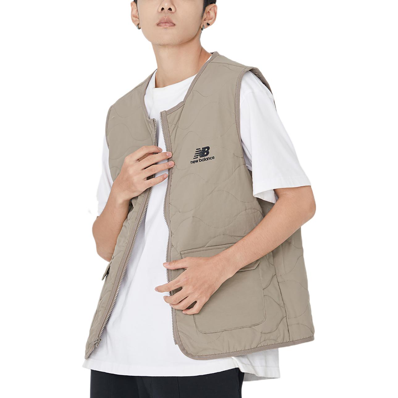 Sizing New Balance 卡其色 2合1可拆式連帽外套 秋冬休閒穿搭 AMJ23315-DRI
