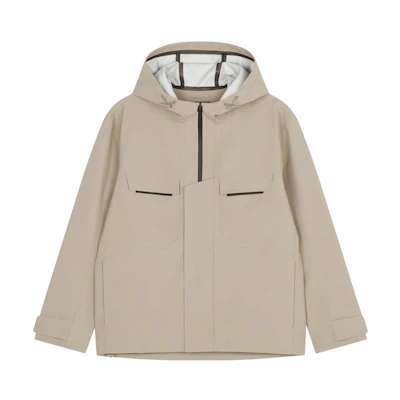 New Balance Khaki Full-Zip Hoodie Jacket 5AD37121-LBE