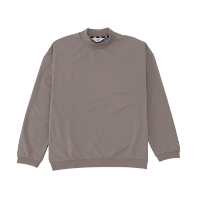 New Balance Khaki Half-Turtleneck Long-Sleeve Sweatshirt Japan Edition AMT25003-MS