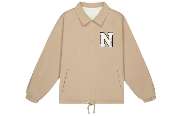 New Balance Khaki Letter Print Woven Casual Jacket AMJ41302-SOT