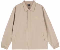 New Balance Khaki Long-Sleeve Button-Up Jacket with Solid Collar AMJ33360-BNN New Balance Khaki Long-Sleeve Button-Up Jacket with Solid Collar AMJ33360-BNN