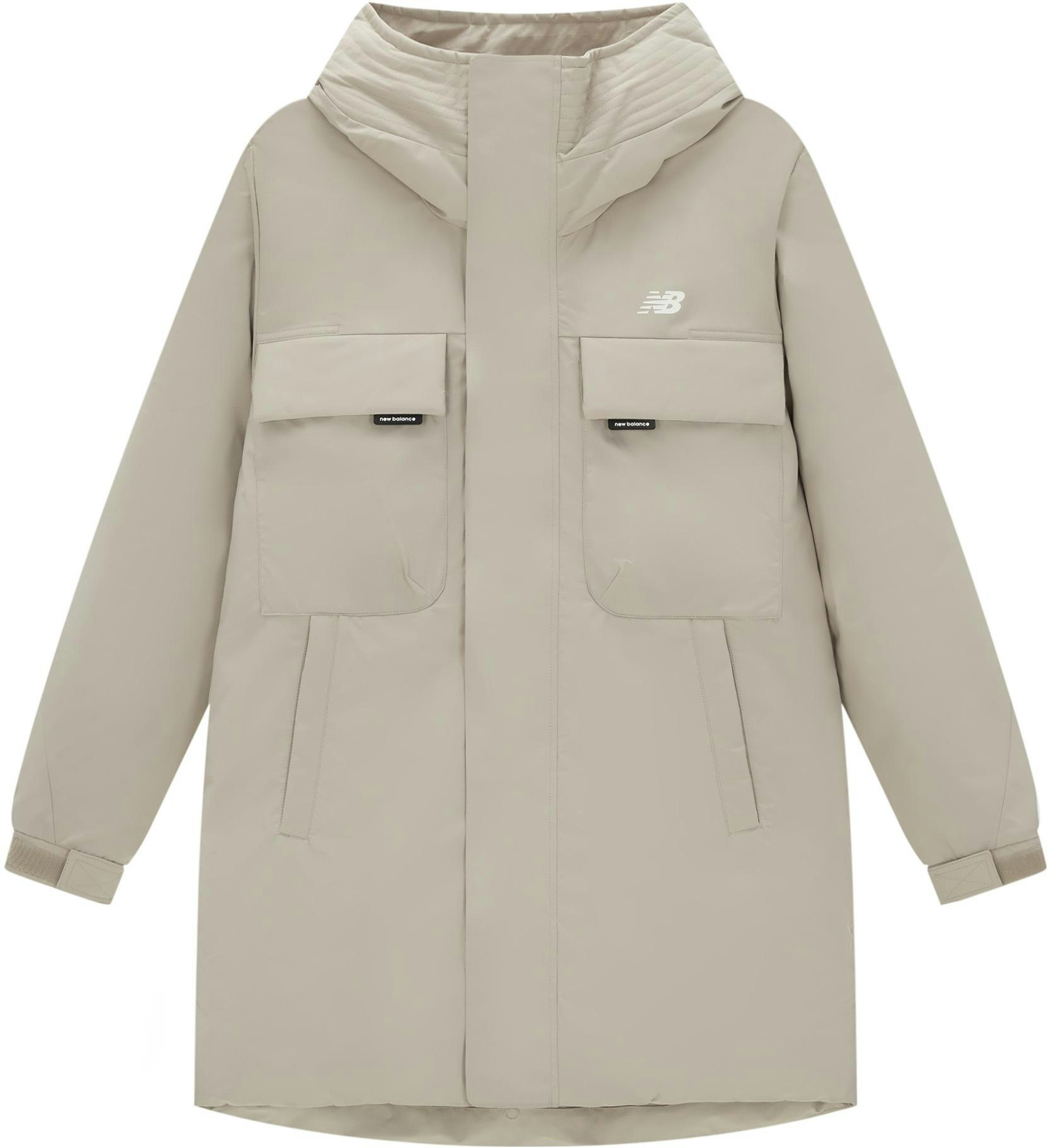 new-balance-khaki-long-hooded-parka-down-jacket-unisex-warm-workwear-style-amj-34300-sen