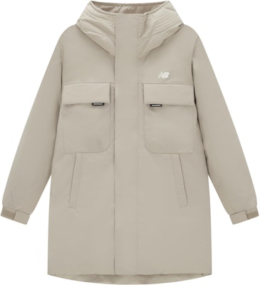 New Balance Jaket Parka Panjang Khaki Unisex Hangat Gaya Workwear. AMJ34300-SEN Order New Balance Jaket Parka Panjang Khaki Unisex Hangat Gaya Workwear. AMJ34300-SEN