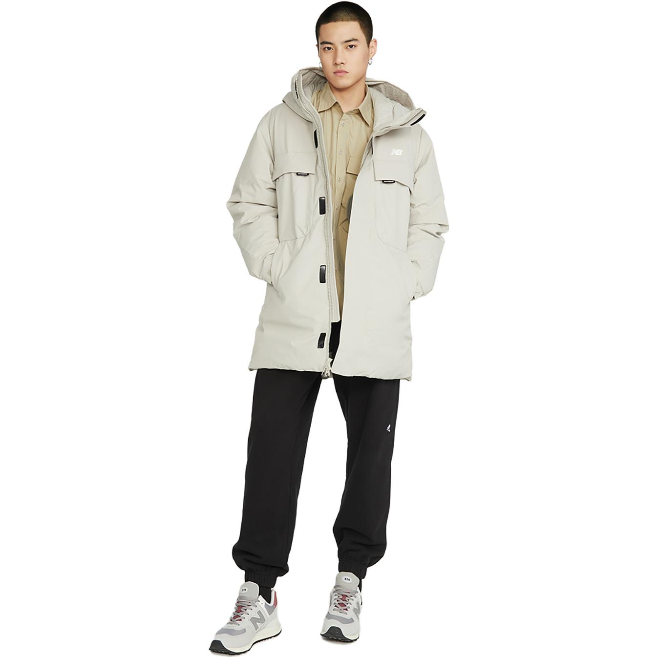 Purchase New Balance Jaket Parka Panjang Khaki Unisex Hangat Gaya Workwear. AMJ34300-SEN