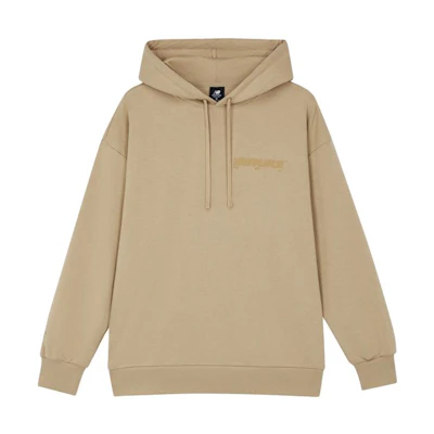 New Balance Khaki Solid Color Casual Loose Fit Hoodie Sweatshirt AMT33326-INC
