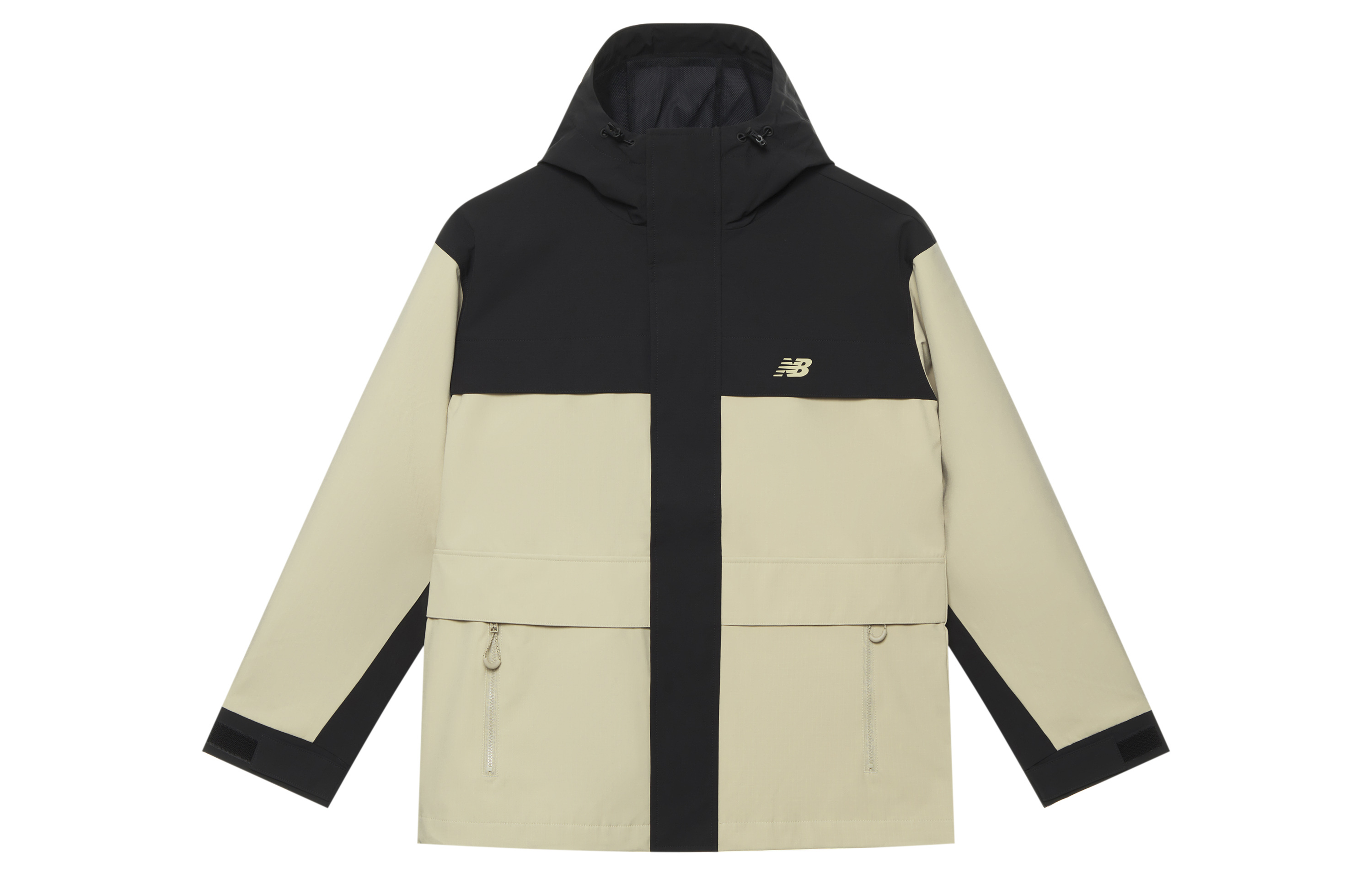 New Balance Khaki Tech Outdoor Windproof Waterproof Hooded Jacket AMJ43313-BM