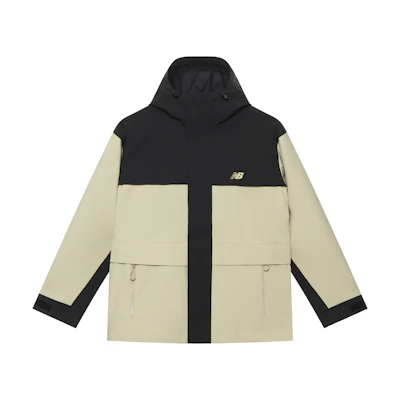 New Balance Khaki Tech Outdoor Windproof Waterproof Hooded Jacket AMJ43313-BM