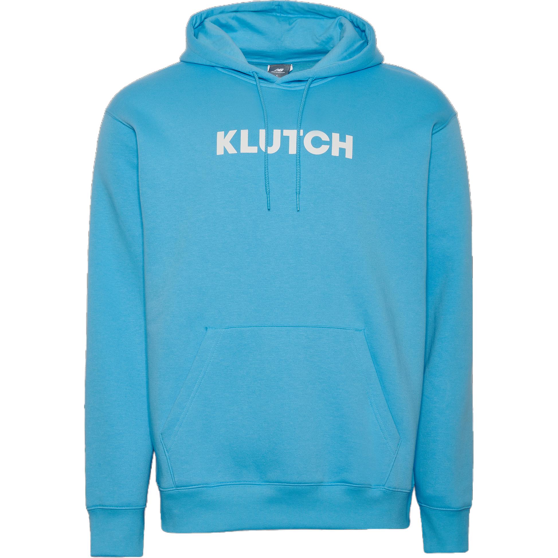 New Balance Klutch X Essentials Letter Hoodie Blue ( Casual Fit) MT41800-CAO