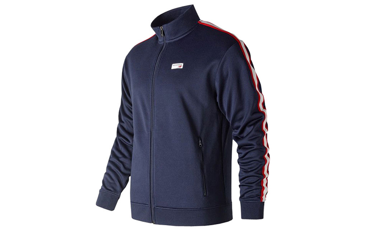 New Balance Knitted Sports Casual Jacket Deep Blue AMJ91556-PGM