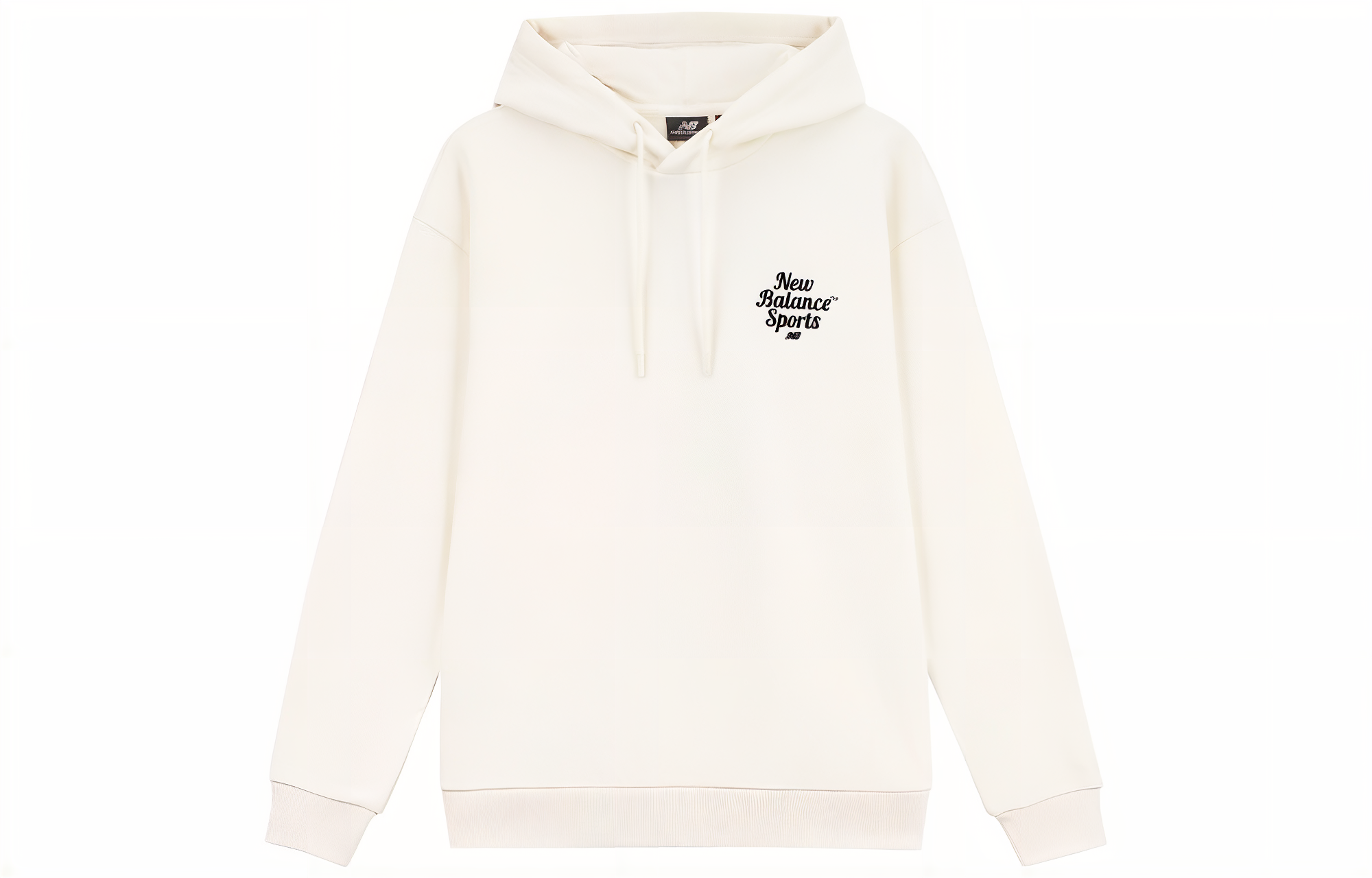 New Balance Letter Logo Oversized Hoodie Unisex White - Casual Fall/Winter Style 5CD38061-IV