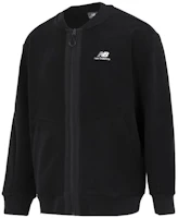 New Balance Letter Logo Print Knitted Sports Jacket Unisex - Black 6DC39643-BK New Balance Letter Logo Print Knitted Sports Jacket Unisex - Black 6DC39643-BK