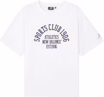 New Balance Letter Print Casual Loose-fit T-Shirt Unisex - White 5ED38451-IV New Balance Letter Print Casual Loose-fit T-Shirt Unisex - White 5ED38451-IV