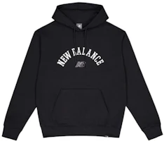 New Balance Letter Print Hoodie Pullover Black MT41916-BK New Balance Letter Print Hoodie Pullover Black MT41916-BK