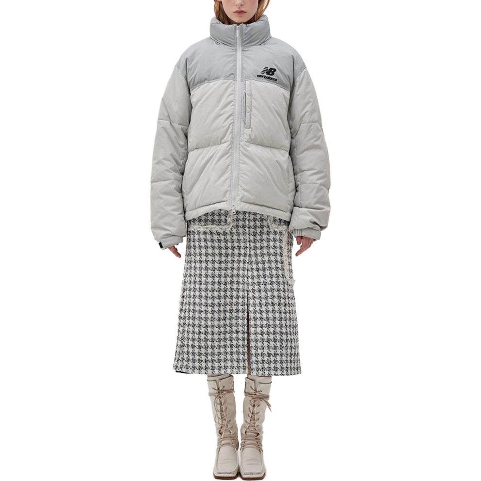 New Balance Letter Print Short Nylon Jacket Unisex - Grey. NBNPB41043-16 圖 4