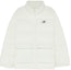 Order New Balance Letter Print White Puffer Jacket Unisex Couples Style 5PC44683-IV