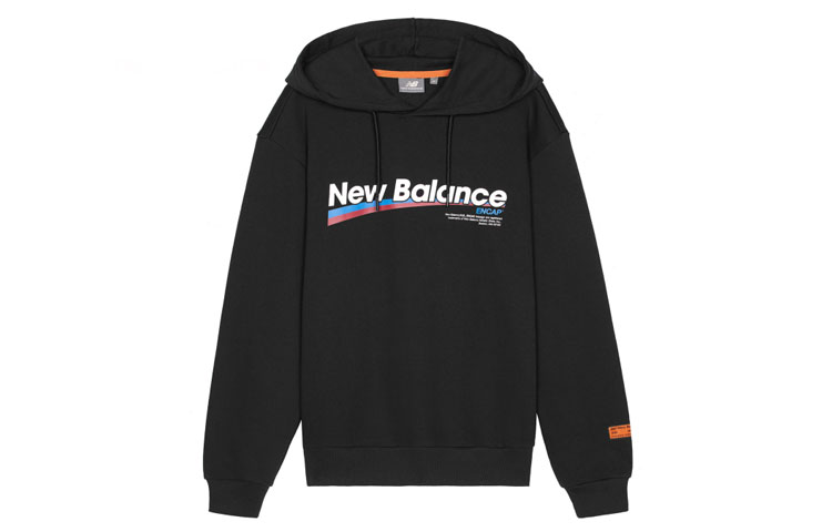 New Balance Letter Printed Hoodie Black (Unisex Casual Sweatshirt) NCA34013-BK
