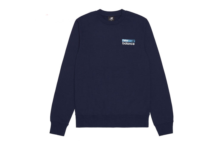New Balance Letter Pullover Sweatshirt - Dark Blue MT03904-PGM