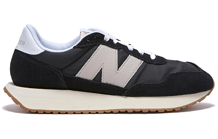 Order New Balance NB 237 舒適 耐磨 低幫 跑步鞋 男款 黑白色