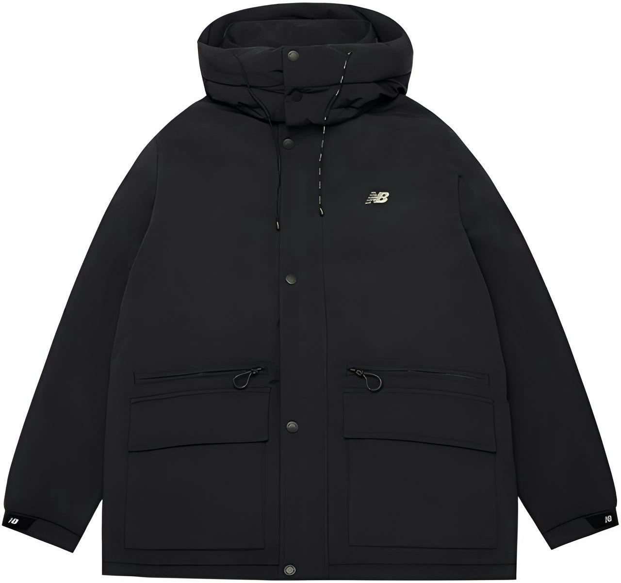 new-balance-lifestyle-series-logo-hooded-down-jacket-unisex-black-amj-34335-bk