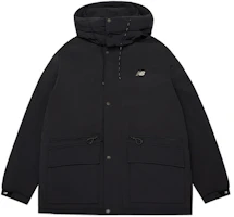 Order New Balance Lifestyle Series Logo Hooded Down Jacket Unisex Black. AMJ34335-BK
