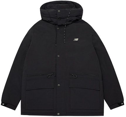 ニューバランス ライフスタイル ロゴ フーデッド ダウンジャケット ユニセックス ブラック AMJ34335-BK Order ニューバランス ライフスタイル ロゴ フーデッド ダウンジャケット ユニセックス ブラック AMJ34335-BK