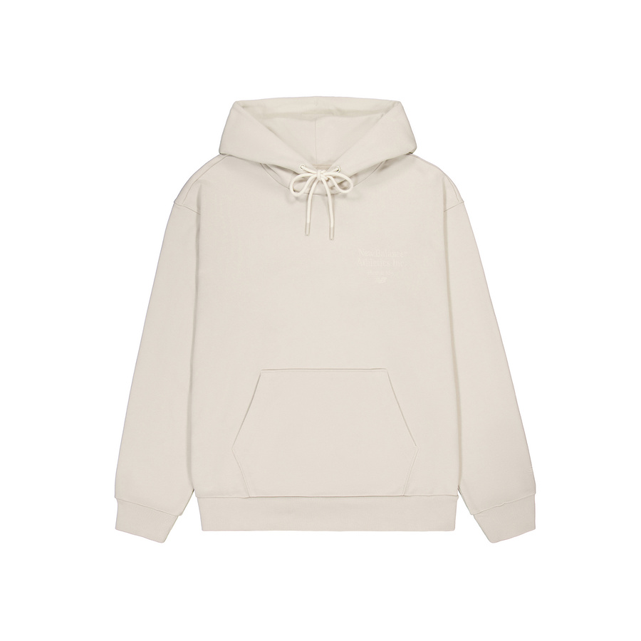 New Balance Light Brown Pullover Hoodie Fashion Solid Long Sleeve NCE35091-BEI
