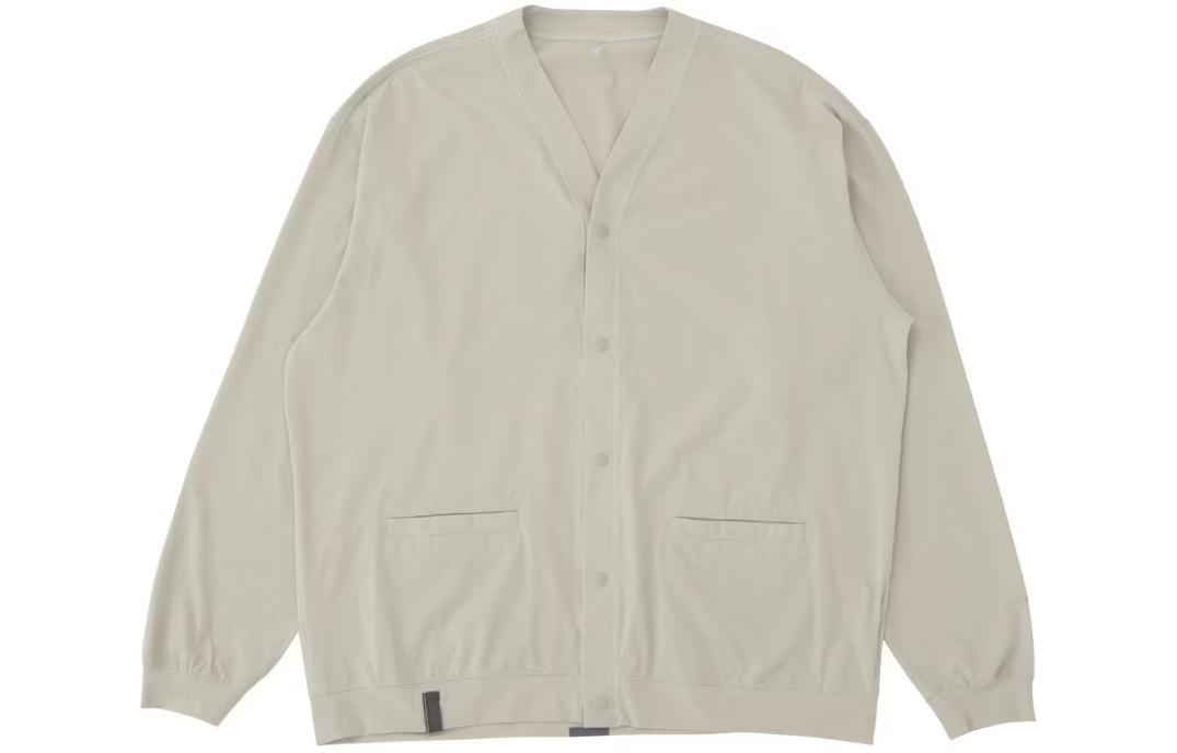 New Balance Light Green V-Neck Long Sleeve Jacket AMJ45011-OVN