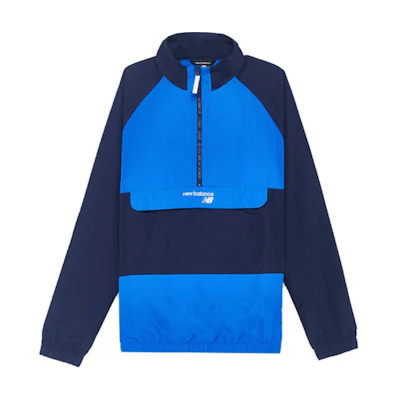 New Balance Lightweight Half-Zip Casual Jacket Blue MJ11911-PGM