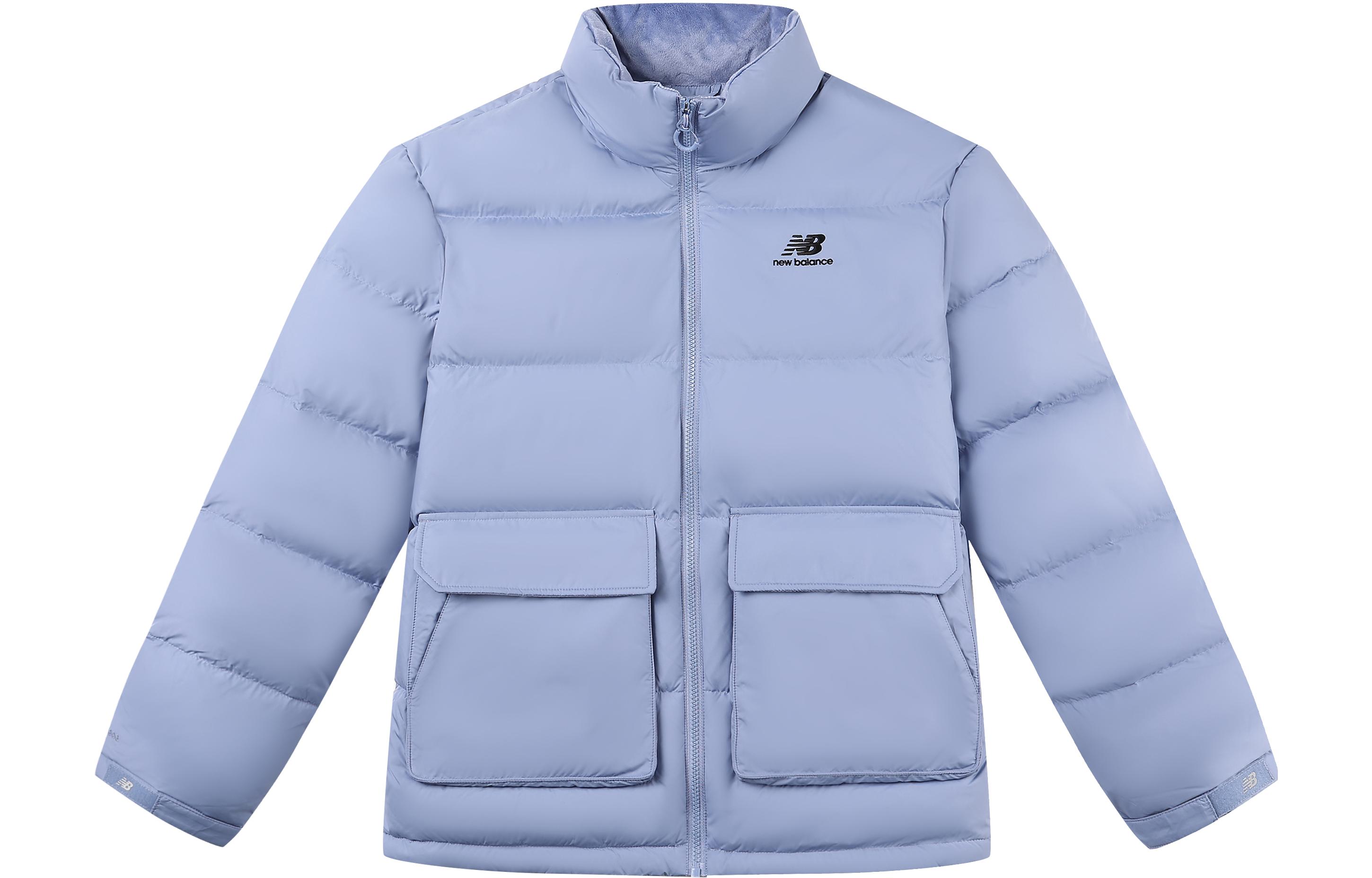 New Balance Lightweight Letter Print Down Jacket Unisex - Blue. 5PC44683-LBL