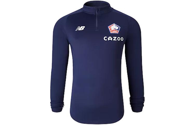 New Balance LILLE LOSC Half-Zip Pullover Sweatshirt Navy MT231742-NV