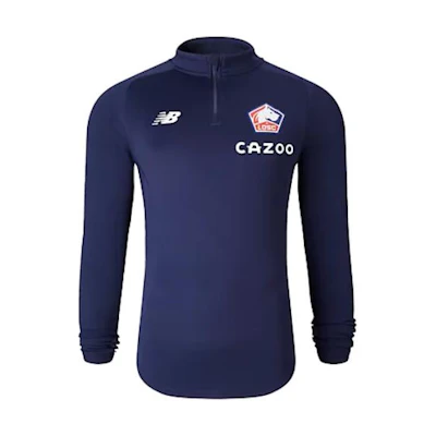 New Balance LILLE LOSC Half-Zip Pullover Sweatshirt Navy MT231742-NV