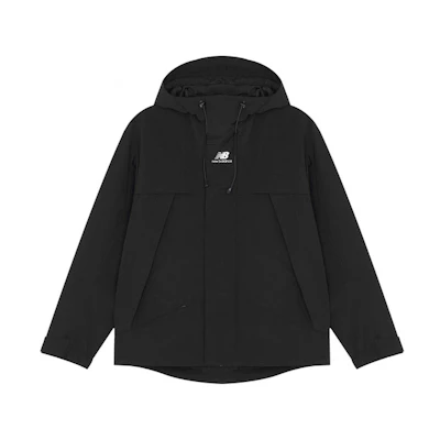 New Balance Logo Embroidered Colorblock Hoodie Jacket Black - Unisex 秋/Winter 5AC14103-BK